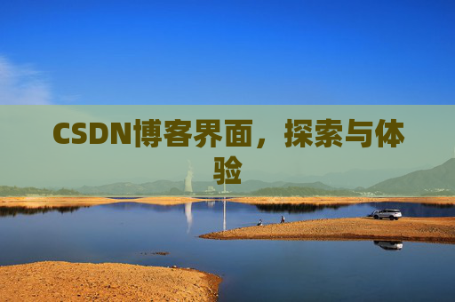 CSDN博客界面，探索与体验